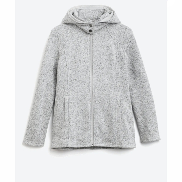 Market & Spruce Jackets & Blazers - Cozy Gray Zip-Up Jacket